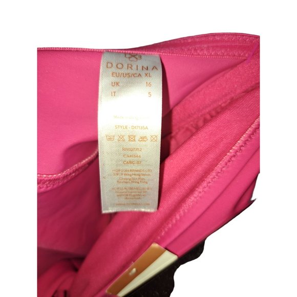 Dorina Aqua XL Pink Fiji One Piece Swimsuit - Picture 4 of 5